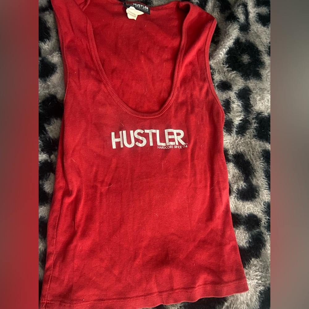 Red Hustler Hollywood Tank Top